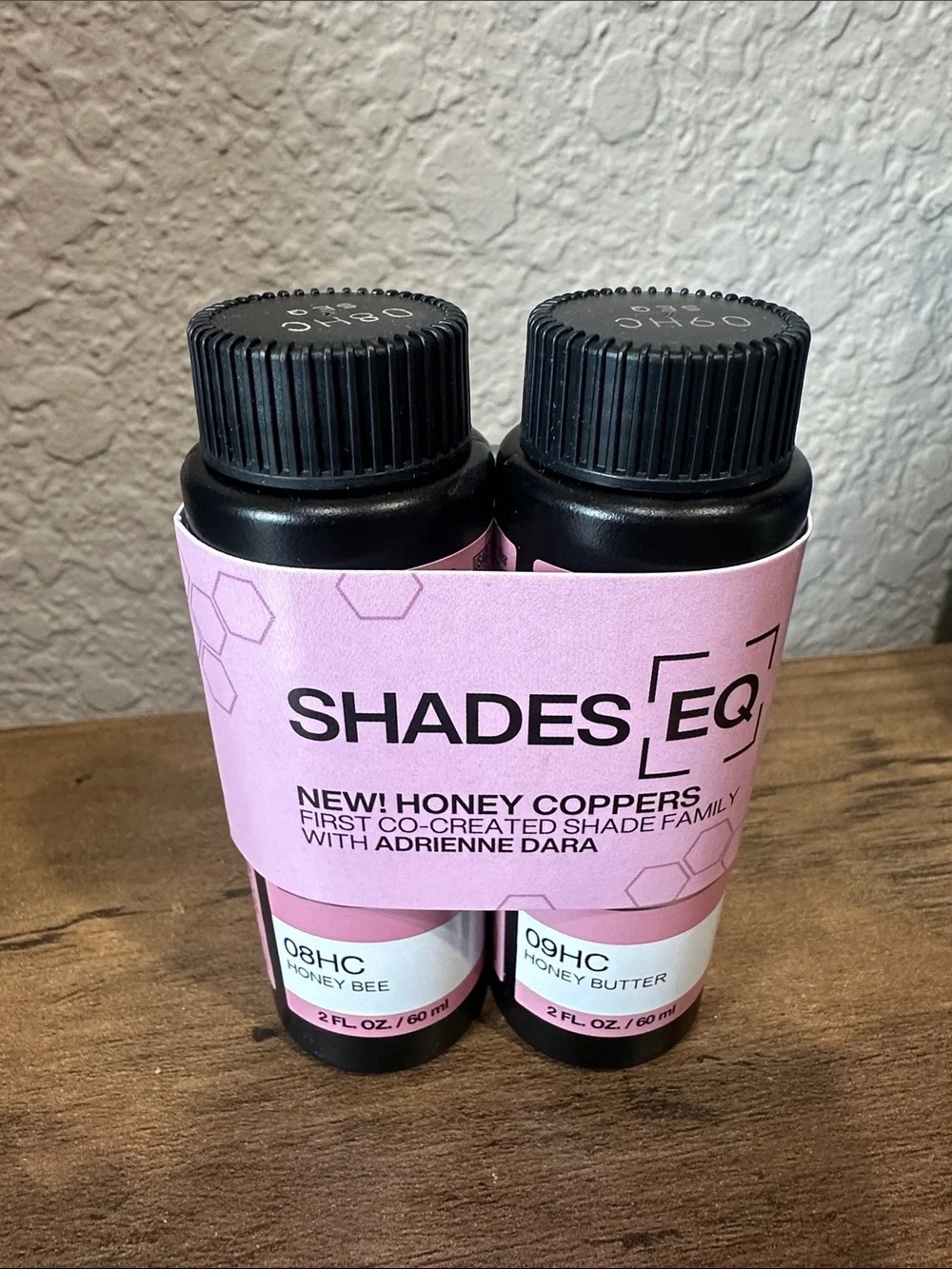 NWT Redken Shades EQ Honey Coppers Hair Color Duo 08HC and 09HC